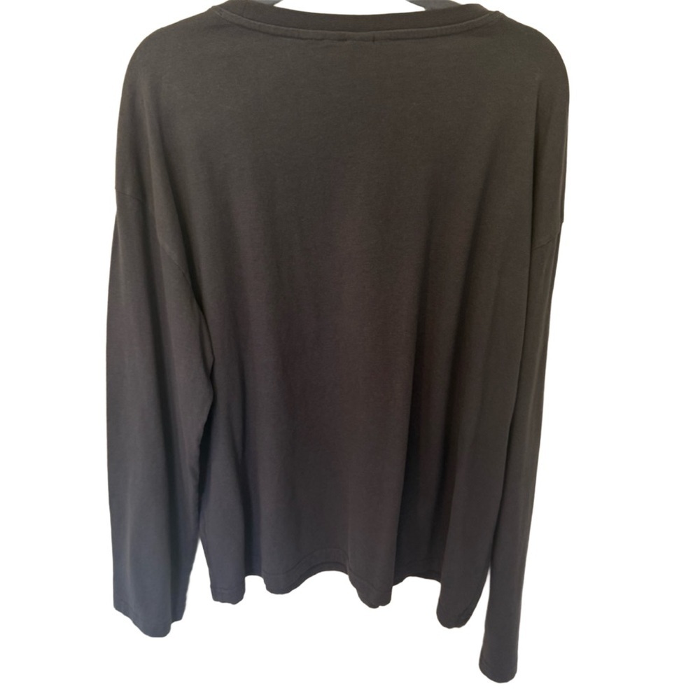 H&M Charcoal Long  Sleeve Nirvana Tee Size Medium - Picture 3 of 7